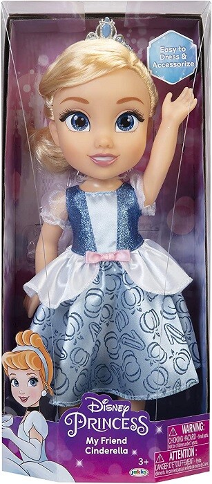 Disney Princess - Mi Amiga La Cenicienta Muñeca Grande Articulada En Oferta Muñeca Princesa Cenicienta Disney 38 Cm