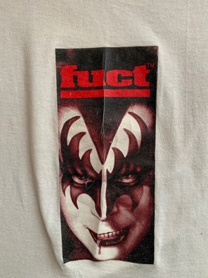 Kiss FUCT classics M shirt Skateboarding Ladies Girls Simmons 90