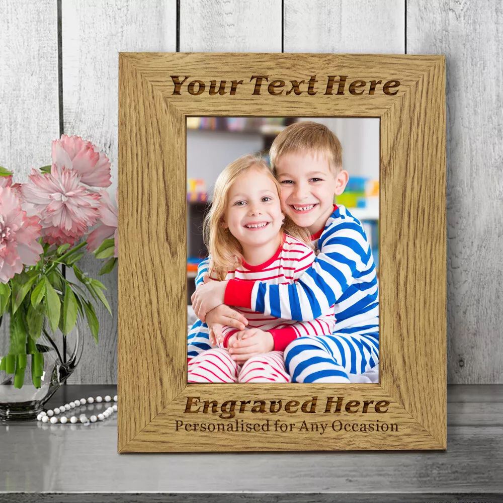 Wooden 2024 engraved photo