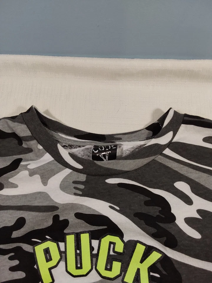 Code V Mens Multicolor Short Sleeve Camouflage Puck Dynasty T-Shirt Size Small - Image 4 of 4