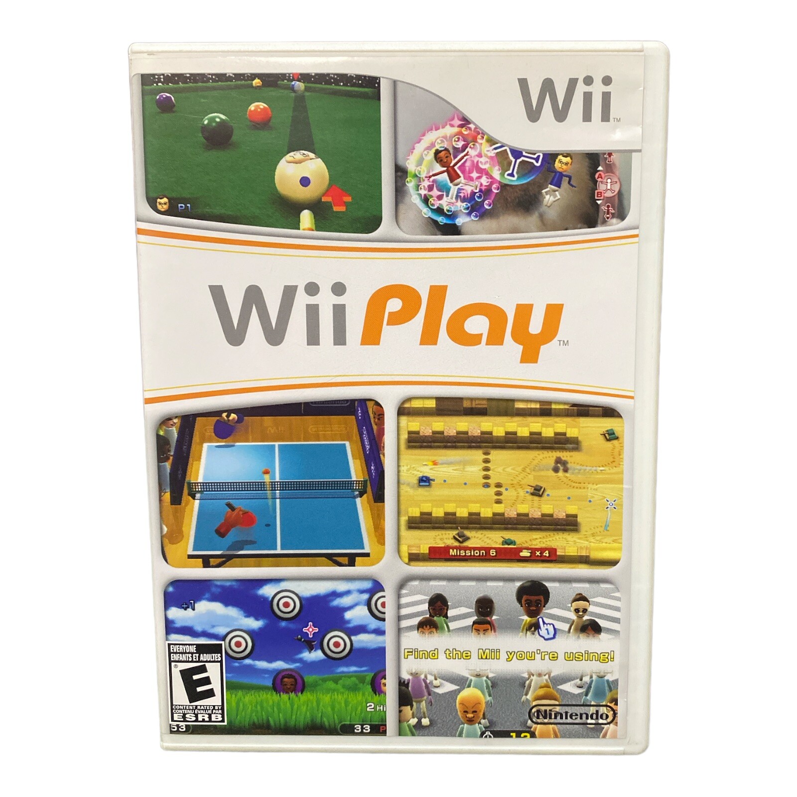 Wii Play Video Game (Wii, 2007) *Tested And Works