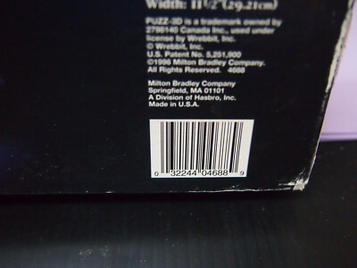 PUZZ3D Milton Bradley Notre Dame Cathedral Paris France 952 Piece