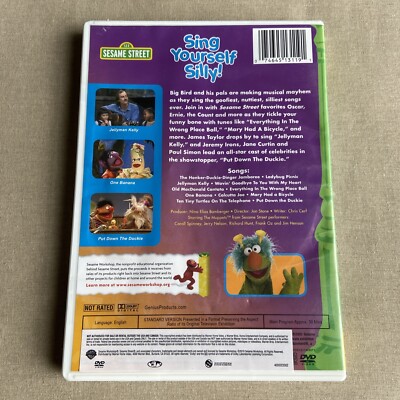 123 Sesame Street: Sing Yourself Silly (DVD 2009) Music 11 Songs