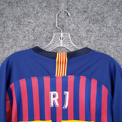 Nike FC Barcelona Rakuten Jersey Men Large Blue RJ 55 Unicef Beko