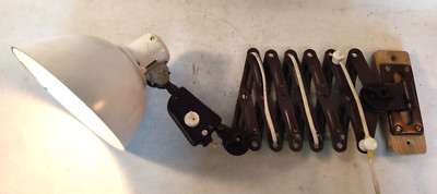 Scherenlampe Werkstattlampe Wandlampe Bauhaus Leuchte ähnl. Kaiser Idell
