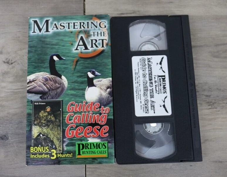 VINTAGE Mastering The Art Guid to Calling Geese Primos Hunting 1999 VHS Tape - Image 2 of 3