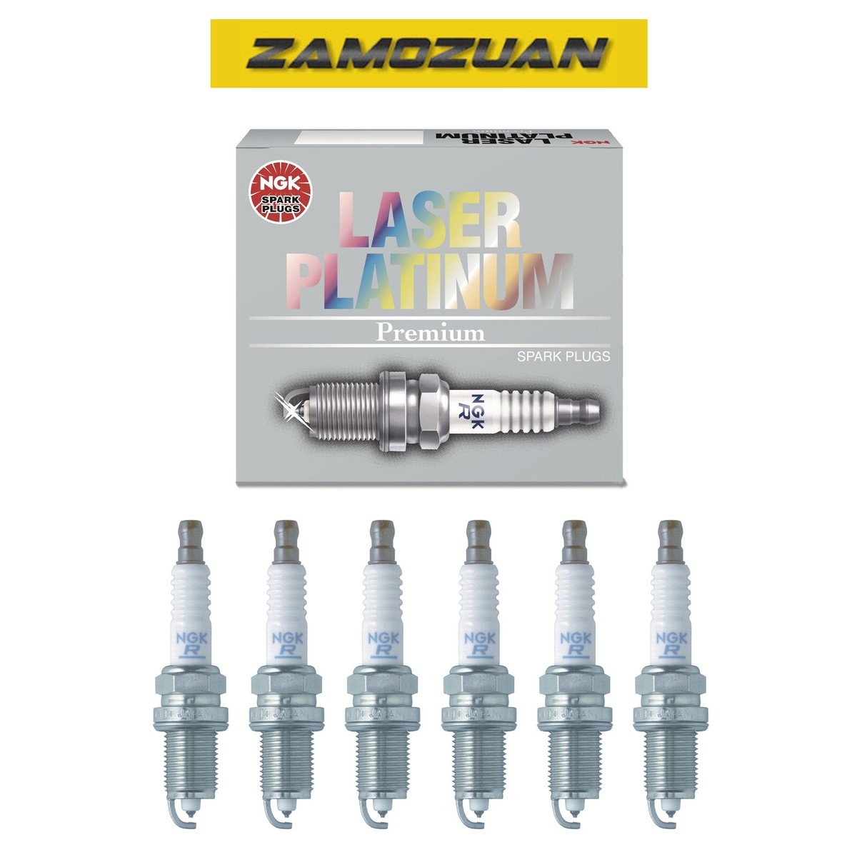 NGK Laser Platinum Spark Plug 6PCS for Chrysler Dodge Plymouth