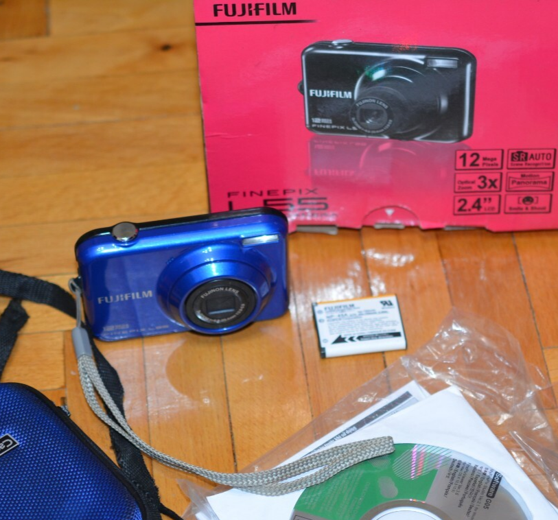 Digicam Fujifilm FinePix L55 12.0MP Digital Camera Blue Tested