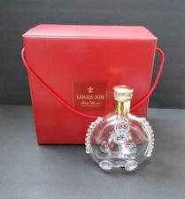 LOUIS XIII Remy Martin Cognac Empty Baccarat Crystal Decanter w/Case
