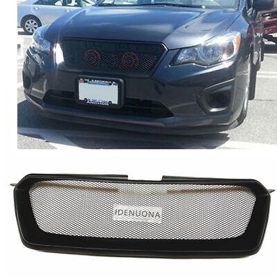 Car Front Bumper Grill Grille Mesh Cover For Subaru Impreza 2012.6-16 2014 Matte