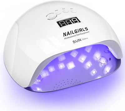 NAILGIRLS UV LED Nail Lamp for Home Salon, Gel Nail Lamp Professional 150W Gel 4