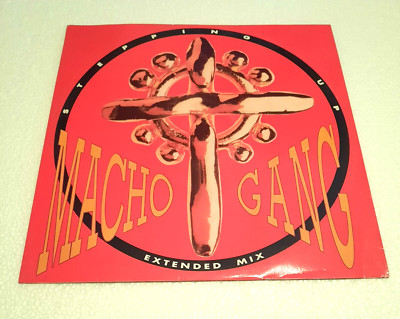 MACHO GANG STEPPING UP LP 12'' 45 RPM 1992 TIME RECORDS TRD 1254 ITALY