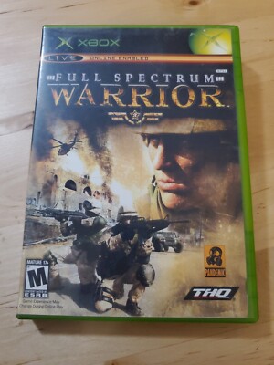 Full Spectrum Warrior (Microsoft Xbox, 2005) Vintage XBOX Shooter CIB