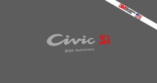 Honda Civic Si 20th Ann Decal X1 Silver Vinyl Stickers Stickers Honda Civic Si 20th Ann Decal X1 Silver Vinyl Stickers Stickers