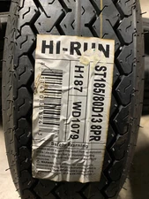 2 New ST 185 80 D 13 LRD 8 Ply Hi-Run Bias Trailer Tires