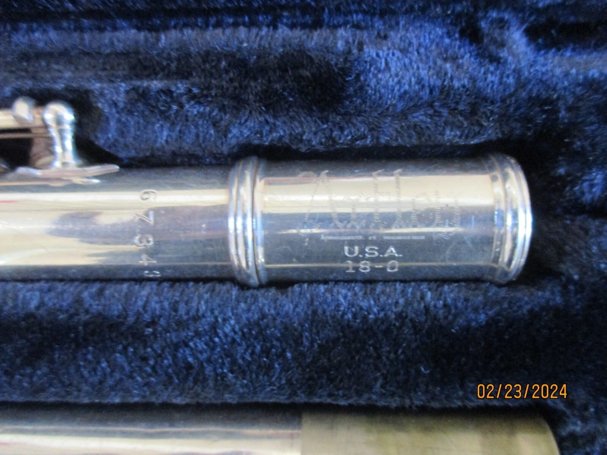 Artley brand Flute w/ Hard Case. 18-O model . Made in USA | eBay