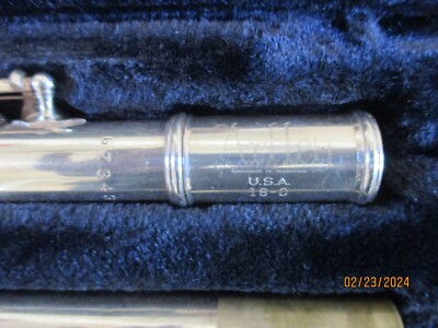 Artley brand Flute w/ Hard Case. 18-O model . Made in USA | eBay