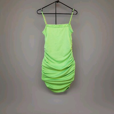 Bodycon Dress Neon Lime Green Medium | eBay Bodycon Dress Neon Lime Green Medium | eBay