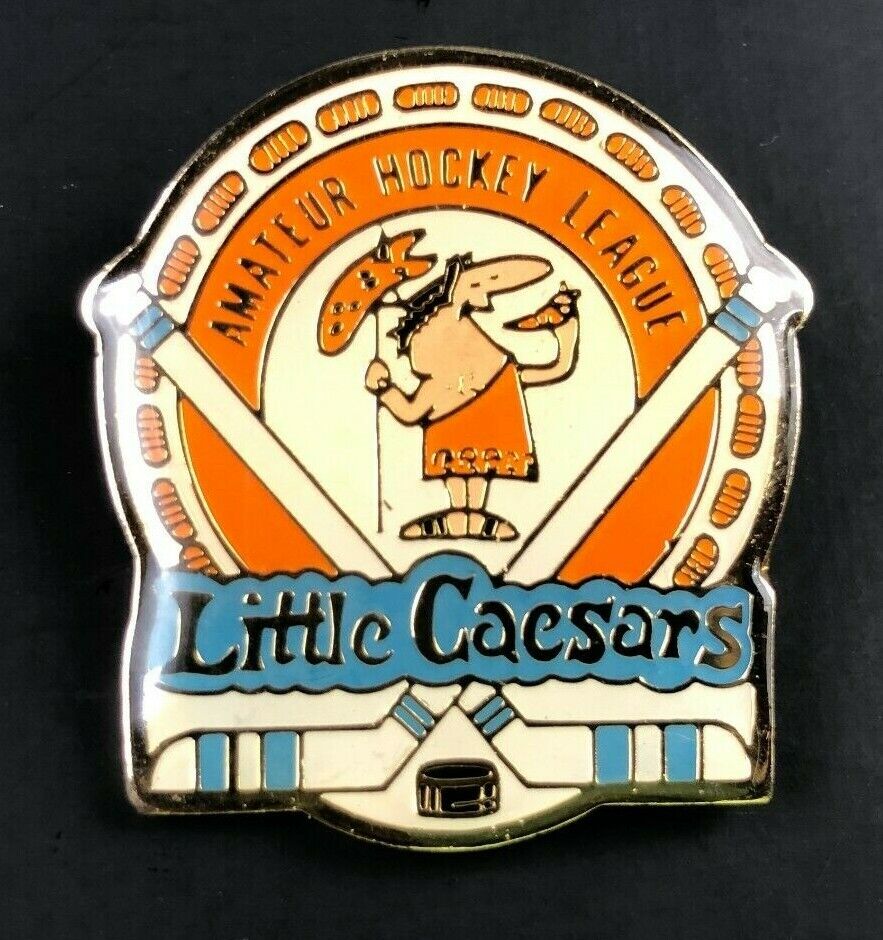 Vintage Amateur Clearance SALE Limited time Outlet sale feature Hockey League Pin Mascot Caesars Little Logo