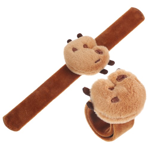 Gogogmee 2x Dino Slap Armbänder - Plüsch Tier Armbänder Für Kinder