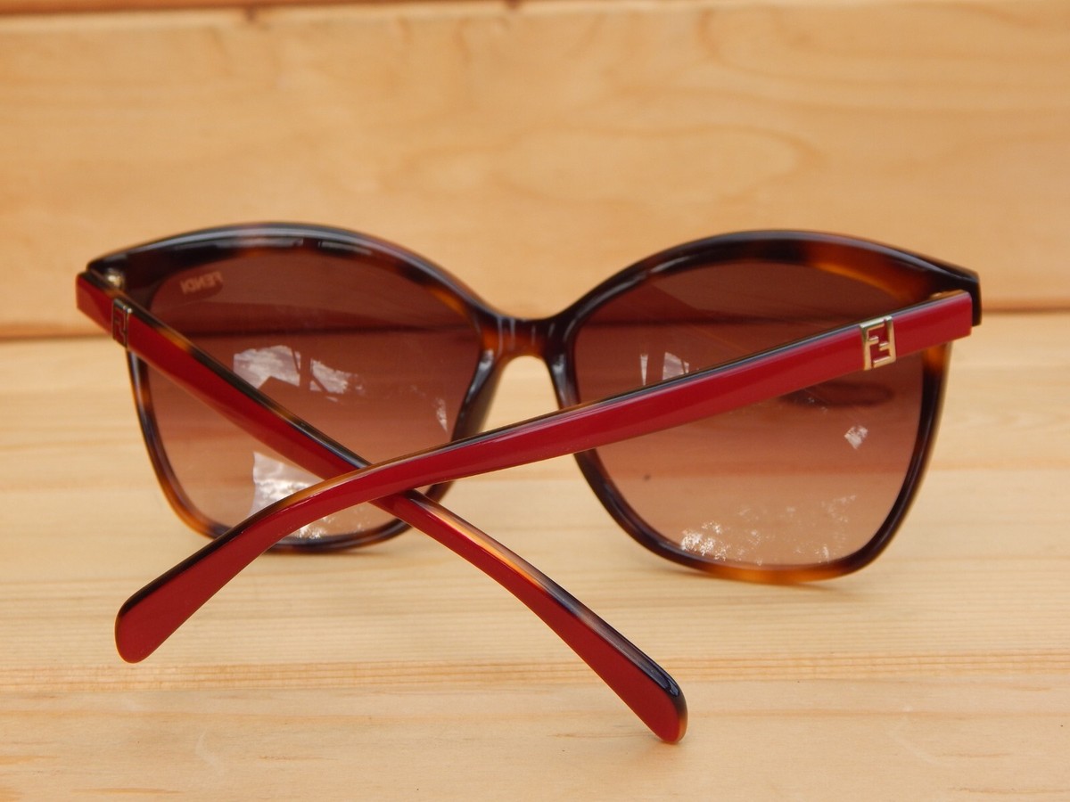 Fendi FS5287 Brown Sunglasses w/ Gold Trim & Case FOL577V1TF1S9I_01?wid=2000&hei  main image 4