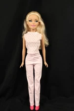 Barbie Doll Clothes 27" Tall Doll Handmade Outfit Pink Pants