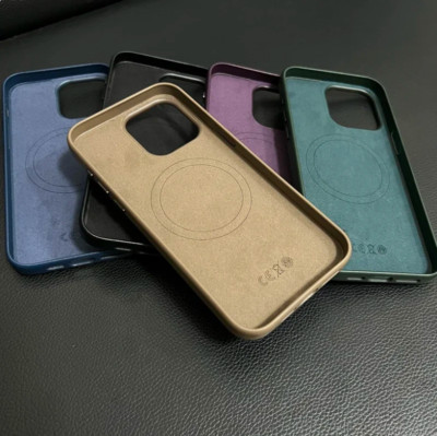 2025 NEW for iPhone 16 Pro Max 16 Plus 16 Pro Original Leather Case with MagSafe