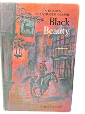 Black Beauty, Anna Sewell 1965 Golden Illustrated Unabridged Hardcover First Ed