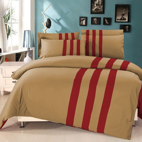 Patchwork Reversible 3 PC Duvet Cover Set 1000 TC 100% Egyptian Cotton Twin Size - 第 17/19 張圖片