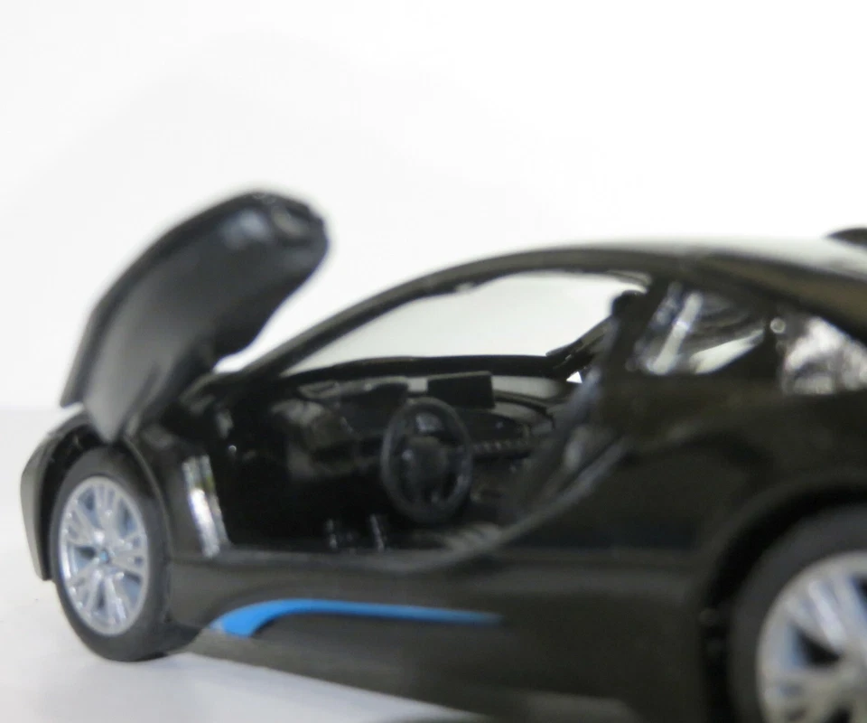 Juego de 4 coches de acción BMW i8 escala 1/36 Diecast Pullback Foto 3 de 4