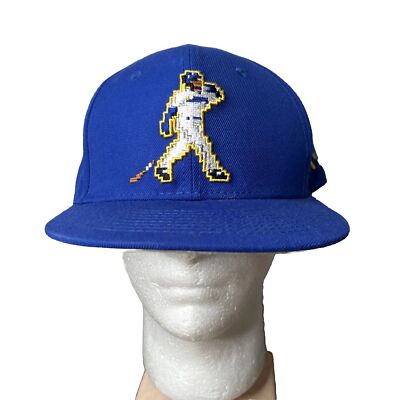 Ken Griffey Jr Bit Video Game Fitted Hat Cap Baseballism Size