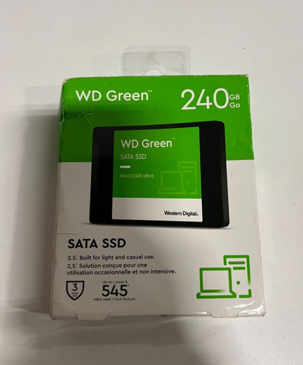 Hard Drive Sata Ssd 240gb Nvme Ssd Green 240gb Ssd Western Digital