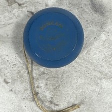 Duncan Wood Yo-Yo Genuine Beginner Blue & Black Wood Yo-Yo