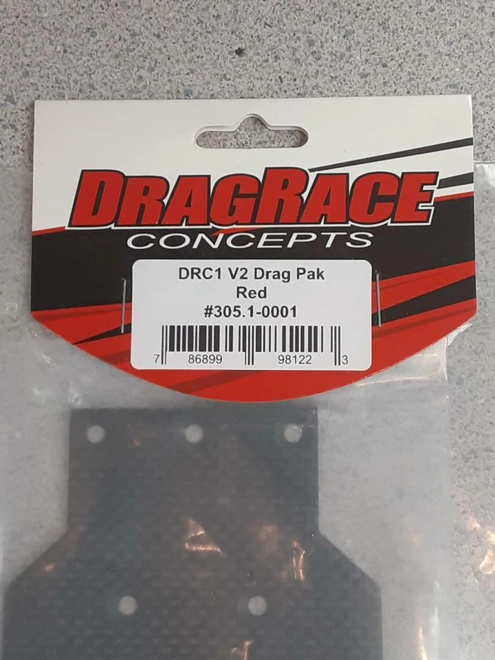 DragRace Concepts DRC1 Drag Pak V2 Street Eliminator Kit de conversión de arrastre Rojo Nuevo Foto 2 de 3