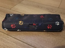 Lug Choo Choo Pill Organizer Storage Travel Case ONLY Blue Color Dog Paw Prints