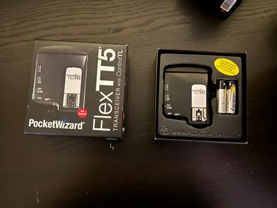 POCKET WIZARD FLEXTT5 BLITZ FUNKAUSLÖSER FÜR CANON / TRANSCEIVER NEU