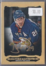 2022-23 Upper Deck Ultimate Collection Signature Masterpieces Brock Nelson Auto