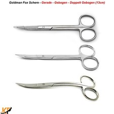 Surgical Goldman Fox Surgical Scissors Tissue Suture Taxidermy Scissors Dental Surgery CE