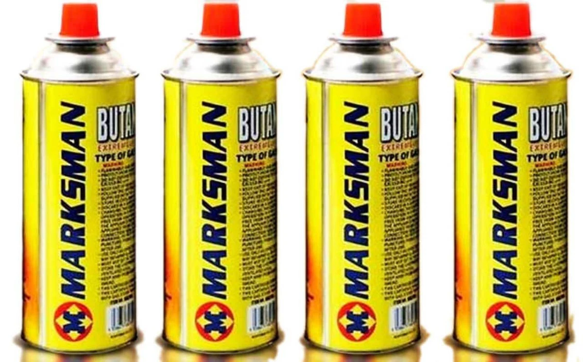 Marksman Butane Gas Bottles Canister For Stoves Camping Heater Cooker BBQ  Home | eBay