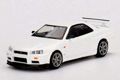 NISSAN Skyline GT-R (R34) V-Spec N1 - white - Mini GT 1:64