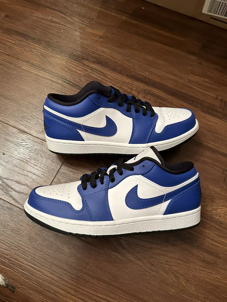 Size 8.5 - Nike Air Jordan 1 Low Game Royal 553558-124 PREOWNED NO BOX