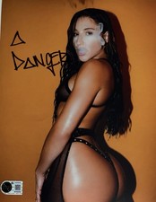 Abella Danger Signed 8x10 Photo Sexy Hot Beckett Witness COA Autograph