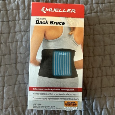 Mueller Sport Medicine Adjustable Back Brace One Size Fits Most