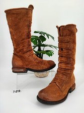 A.S.98 Women's Traver Mid-CalfBoots Brown Leather Size 7 US