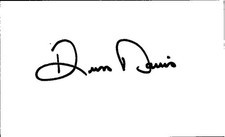 1990's -Russ Davis- Signed/Autograph/Auto Index Card Seattle Mariners MLB