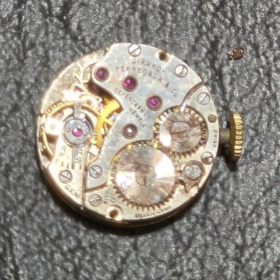 Girard Perregaux Mechanical Manual Movement Metal Exposed Gears Jewels