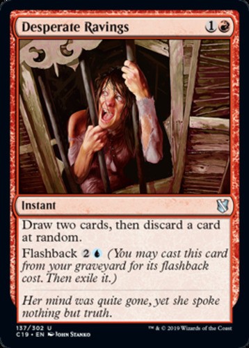 Desperate Ravings Commander 2019 Lightly Played, English