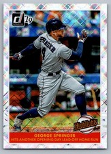 2019 Donruss #H6 George Springer Highlights Diamond Houston Astros Free S&H