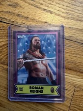2025 Topps WWE x BAPE Roman Reigns Purple Camo /75