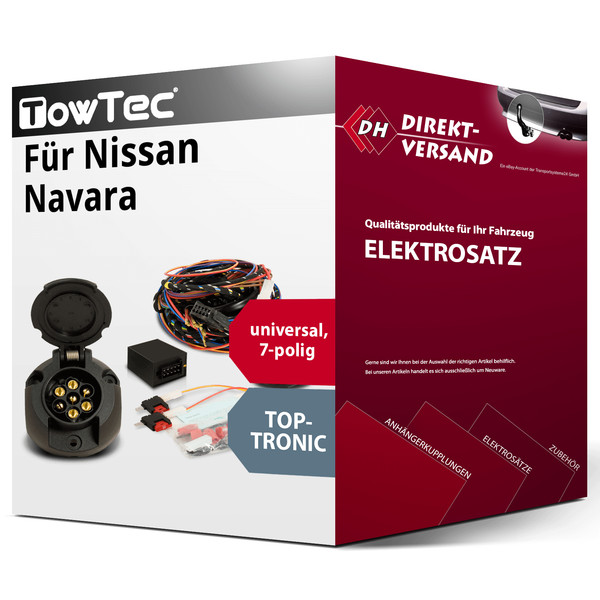 E-Satz 7Polig Universell für Nissan Navara 04.2010-12.2015 Top Esatz-image